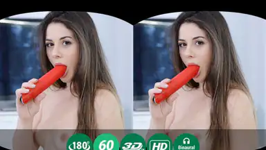 Hot Babe Tests a New Sex Toy