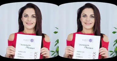 Sexy Dominika in VR Casting