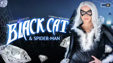 Black Cat Spider Man a Porn Parody