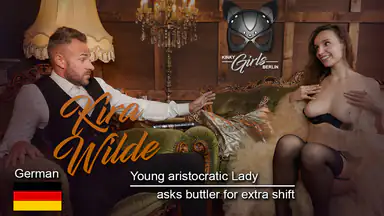 Young Rich Lady asks the Butler for an Extra Shift