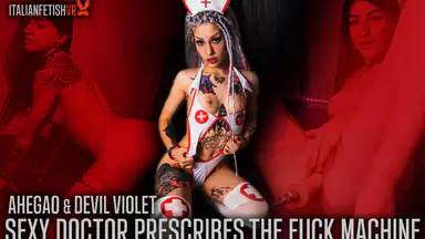Sexy Doctor Prescribes the Fuck Machine
