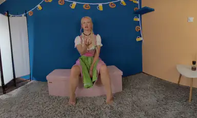 Herrin Im Dirndl Lsst Dich Wichsen