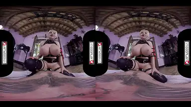 VR Cosplay X Huge Titted Jordan Pryce Is a Sex Warrior VR Porn