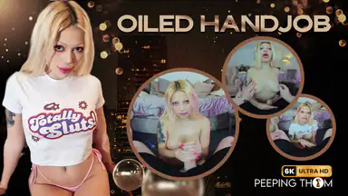 Angel Rae Doll - Oiled Handjob