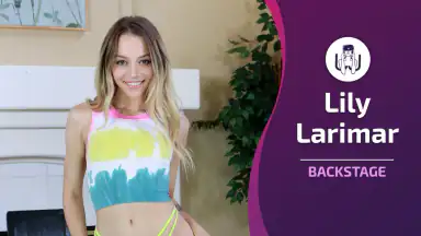 Backstage with Lily Larimar (CENSORED)