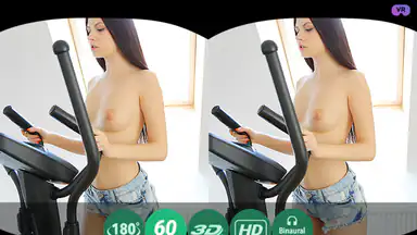 Hard orgasm after hard workout