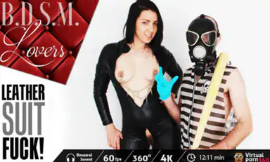 BDSM Lovers Leather Suit Fuck 963