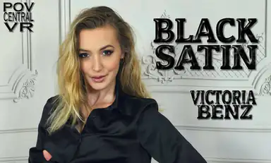 Victoria Benz Black Satin