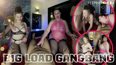 HUGE LOAD SPECIAL - Swingers Party - Kora and Crystal