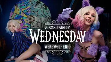 Wednesday - Werewolf Enid A XXX Parody