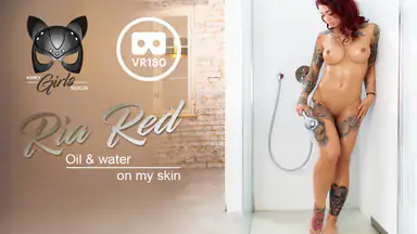 Ria Oils Up Her Sexy Body for You