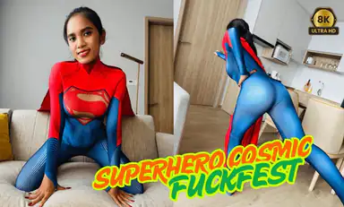 Asian Milf Superhero Cosmic Fuckfest