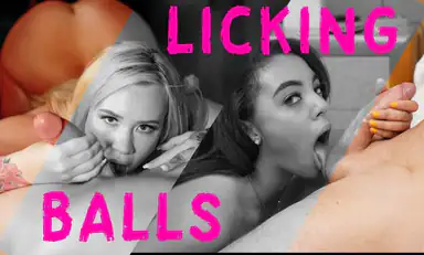 Balls Licking VR Compilation