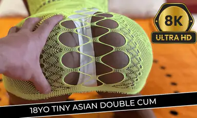 18yo Tiny Asian Double Cum
