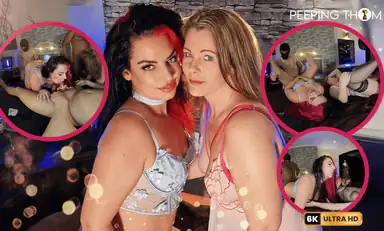 Second Party New Girls First Time Swinging Cheri Pi and Ava