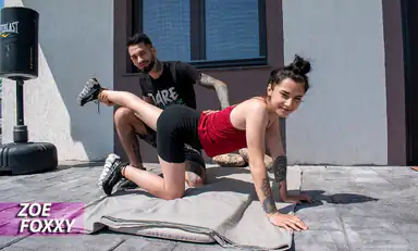 Fucking Is the Best Exercise Yoga Session Interrupted by His Big Hard Dick