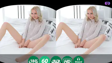 Gentle Blonde Shows Her Passionate Side