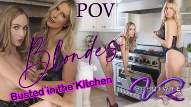 Two Blondes in the Kitchen