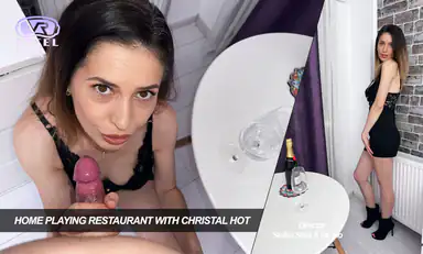 Home Playing Restaurant with Christal Hot