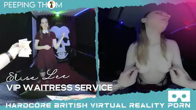 Waiting VIP Tables - Cutie in the Club Down on Her Knees