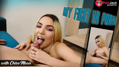 Chloe Moon - My First VR Porn