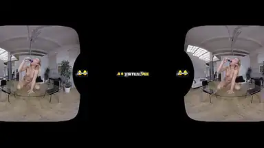 Virtualpee Chrissy on the Table VR Porn