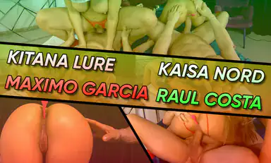 Kitana Lure Kaisa Nord Maximo Garcia and Raul Costa Live the Highlights Part Iii