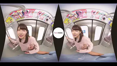Tram Geek S Lucky Day Japanese Teen VR Porn