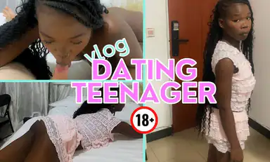 Hot Ebony 19 Years Old Teen From Dating App She Gets Wrecked in My Room Vlog