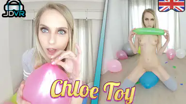 Balloon Popping with Chloe